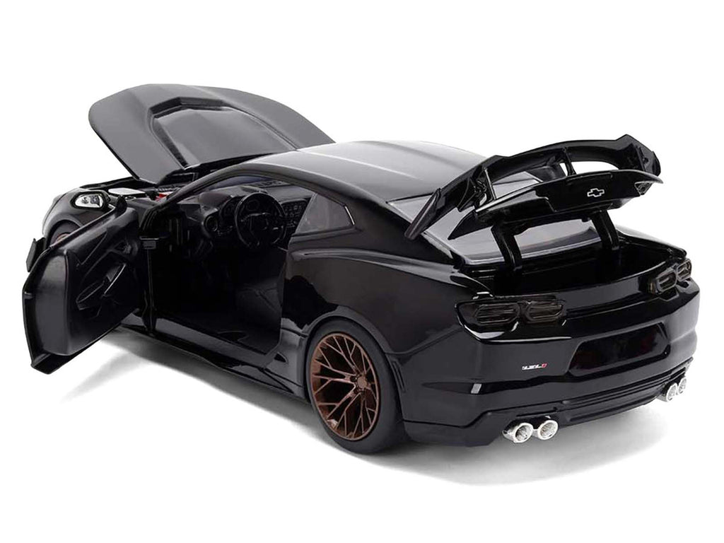 2024 Chevrolet Camaro ZL1 1LE Black 'Fast X' (2023) Movie 'Fast & Furious 25th Anniversary' Series 1/24 Diecast Model Car by Jada