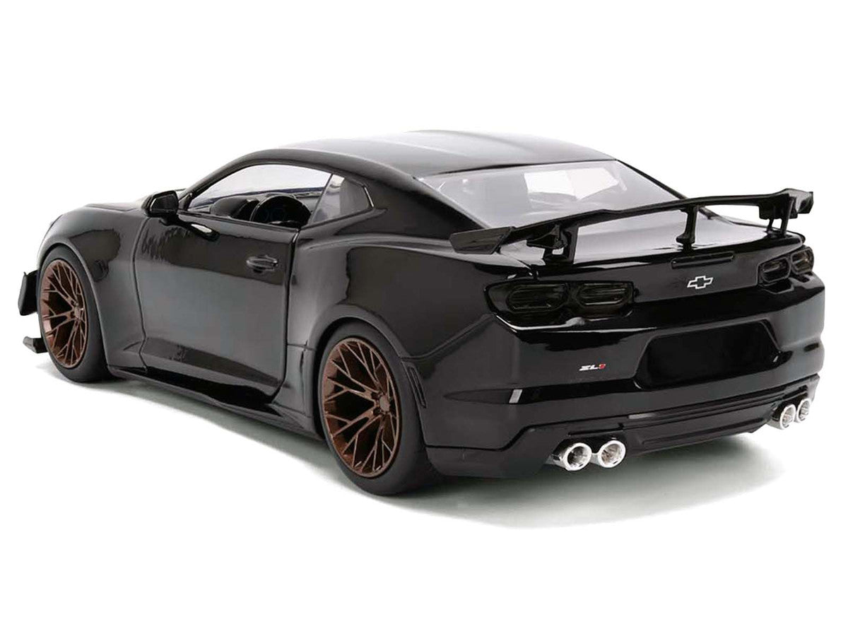2024 Chevrolet Camaro ZL1 1LE Black 'Fast X' (2023) Movie 'Fast & Furious 25th Anniversary' Series 1/24 Diecast Model Car by Jada