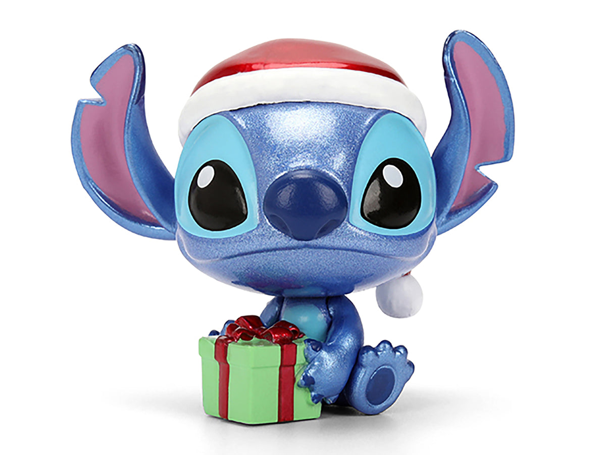 Set of 4 Diecast Figures 'Disney's Stitch Christmas Edition' 'Metalfigs' Series by Jada
