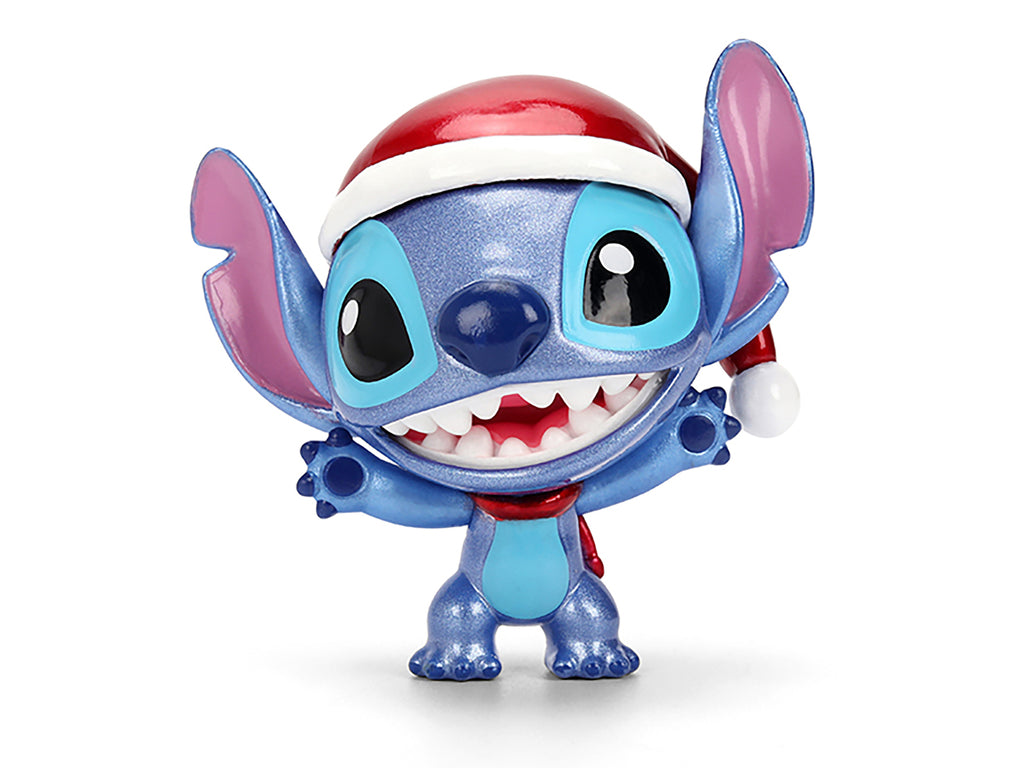 Set of 4 Diecast Figures 'Disney's Stitch Christmas Edition' 'Metalfigs' Series by Jada