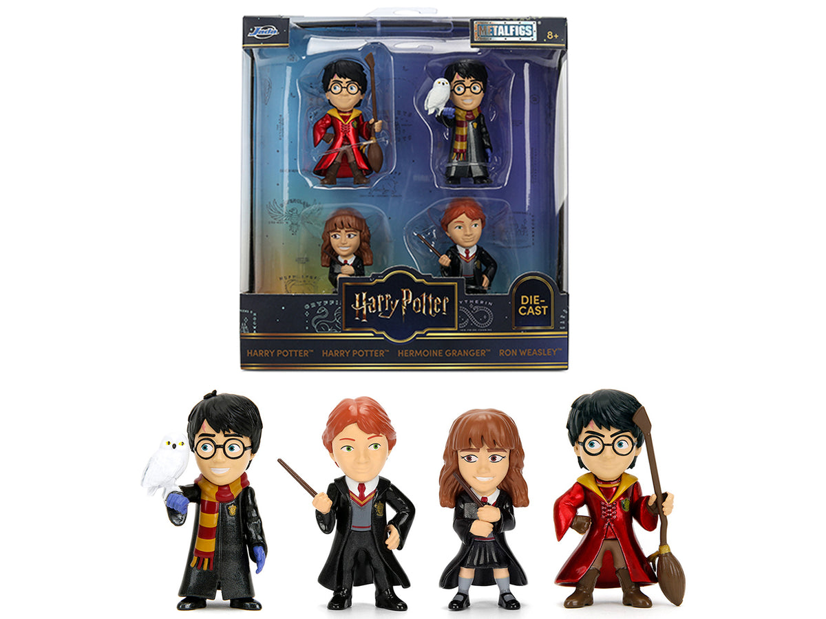 Set of 4 Diecast Figures 'Harry Potter' 'Metalfigs' Series by Jada