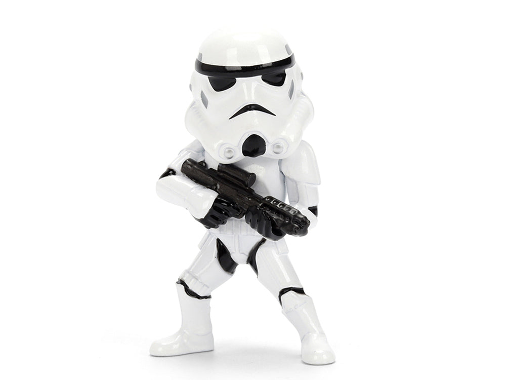 Set of 4 Diecast Figures 'Star Wars' Movie Franchise 'Metalfigs' Series Diecast Models by Jada