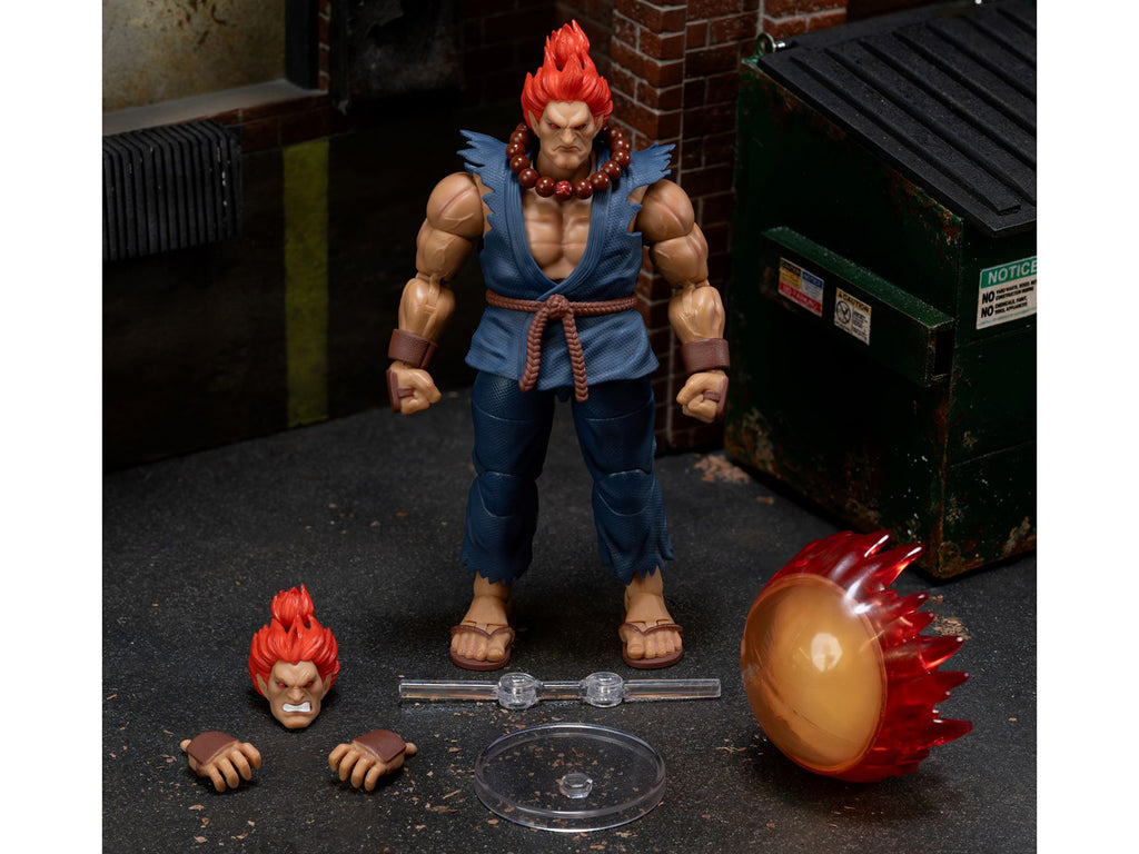 Akuma 6' Moveable Figure with Accessories and Alternate Head and Hands 'Ultra Street Fighter II: The Final Challengers' (2017) Video Game Model by Jada