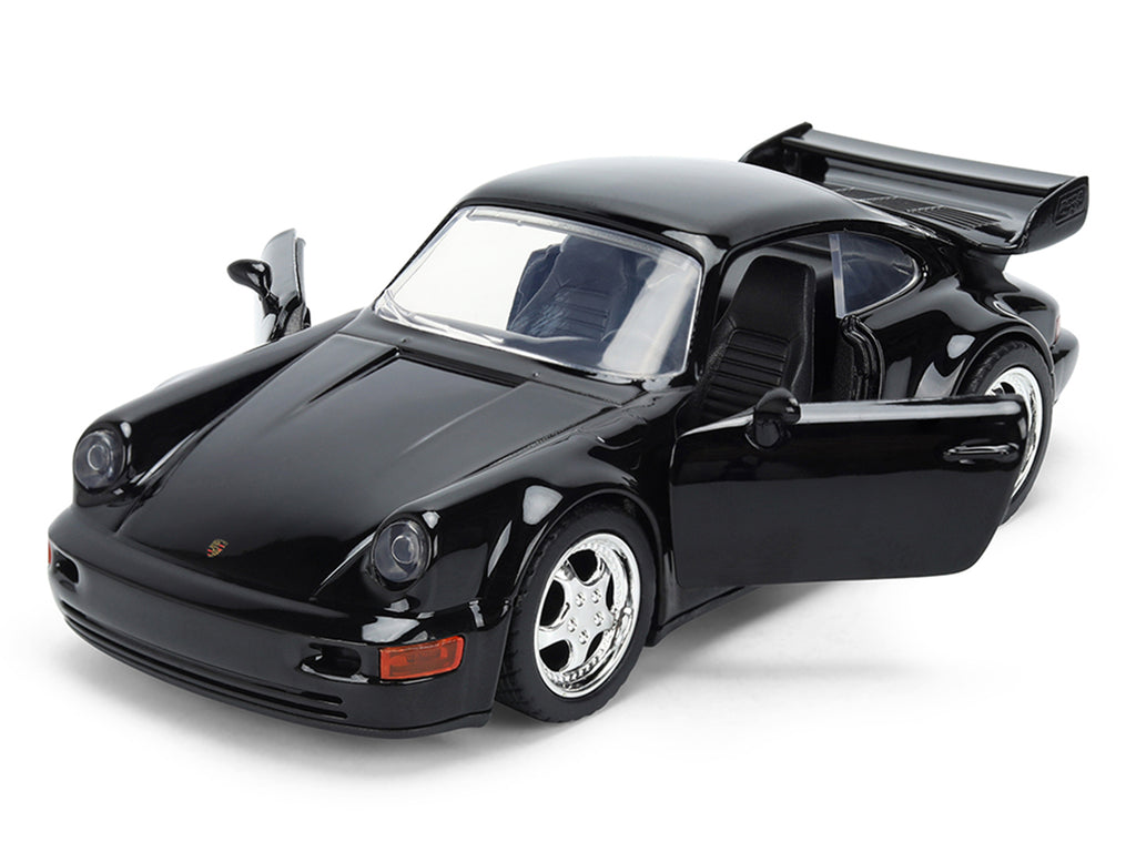 Porsche 911 Carrera RS 3.8 (964) Black 'The Fast and the Furious: Tokyo Drift' (2006) Movie '25 Years of Fast & Furious' Series 1/32 Diecast Model Car by Jada