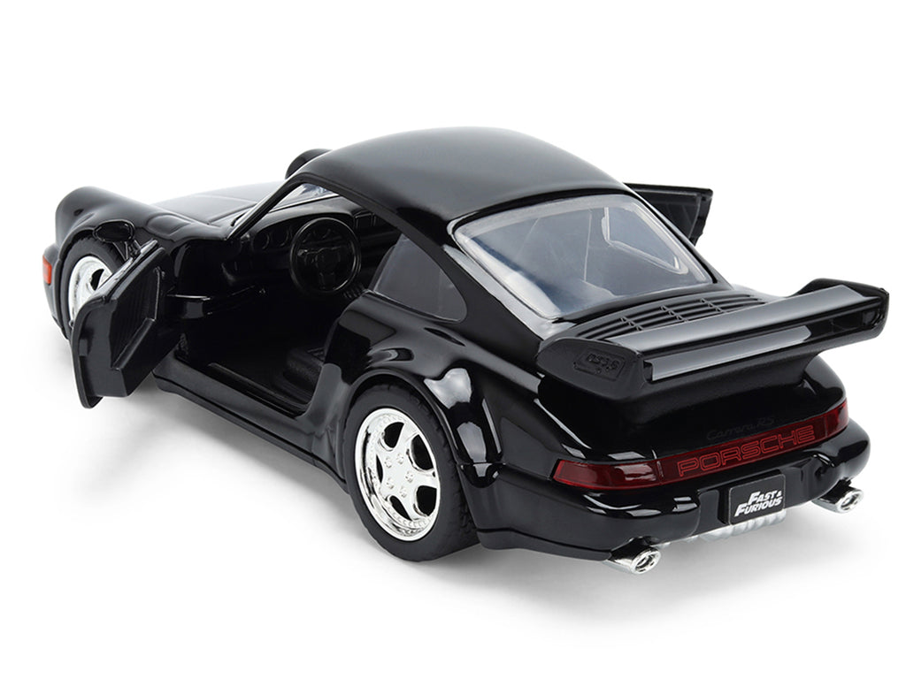Porsche 911 Carrera RS 3.8 (964) Black 'The Fast and the Furious: Tokyo Drift' (2006) Movie '25 Years of Fast & Furious' Series 1/32 Diecast Model Car by Jada