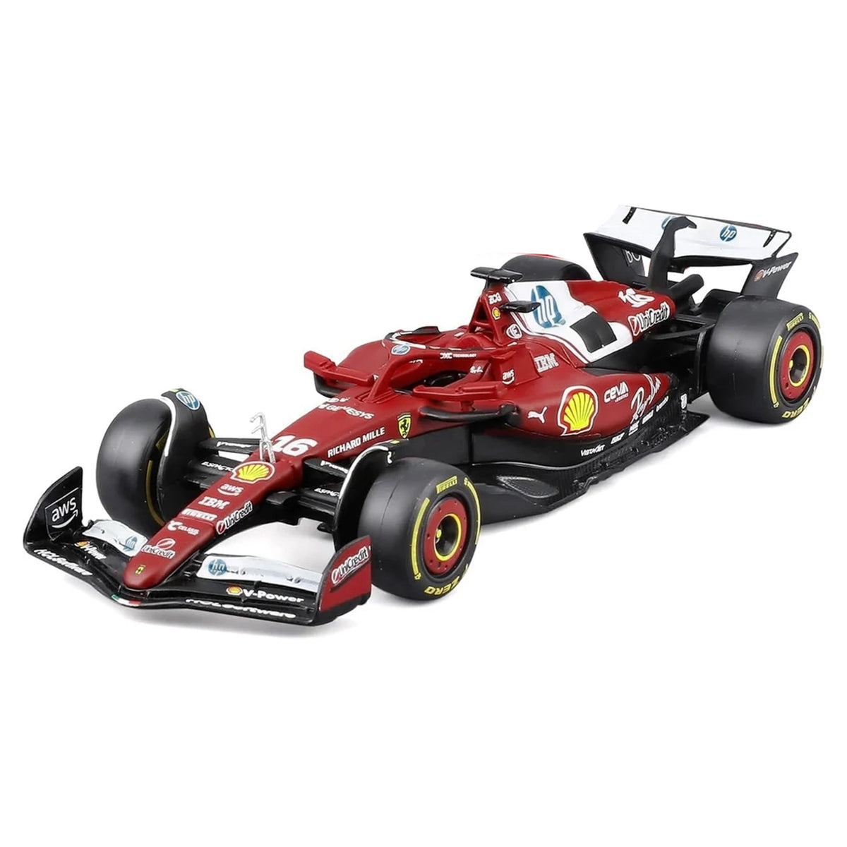 Ferrari SF-25 #16 Charles Leclerc Formula One F1 'World Championship' (2025) 1/43 Diecast Model Car by Bburago