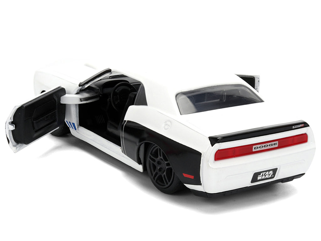 2012 Dodge Challenger SRT8 'Stormtrooper' Livery White with Graphics 'Star Wars' Franchise 'Hollywood Rides' Series 1/32 Diecast Model Car by Jada