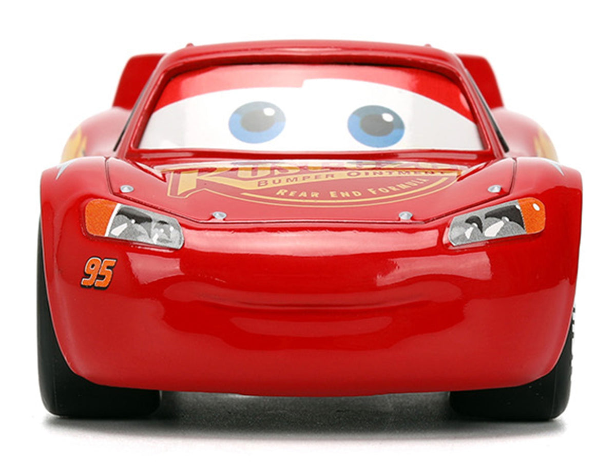 Lightning McQueen #95 Red 'Cars' (2006) Movie 'Hollywood Rides' Series 1/32 Diecast Model Car by Jada