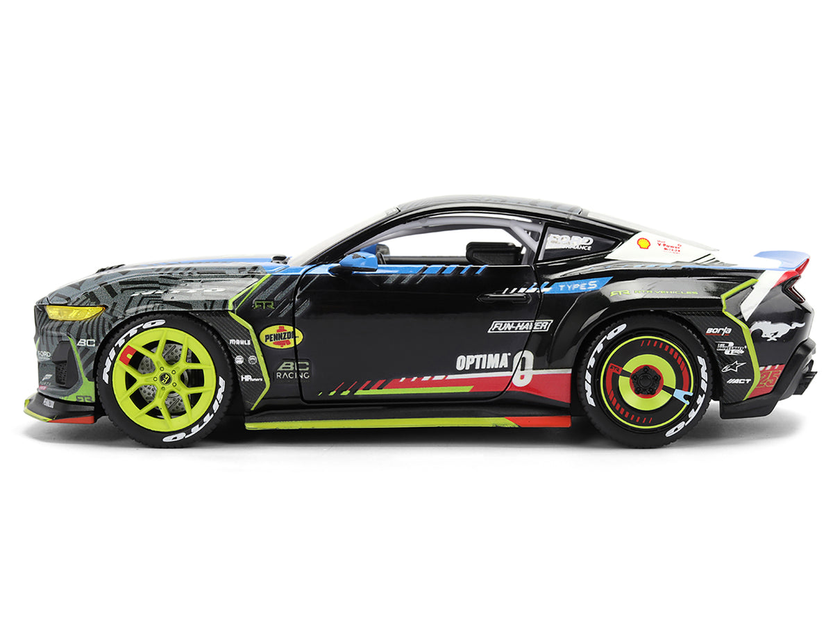 Ford Mustang RTR #25 Vaughn Gittin Jr. 'Formula Drift PRO Championship' (2025) with Lights 'RTR Vehicles' Series 1/24 Diecast Model Car by Jada