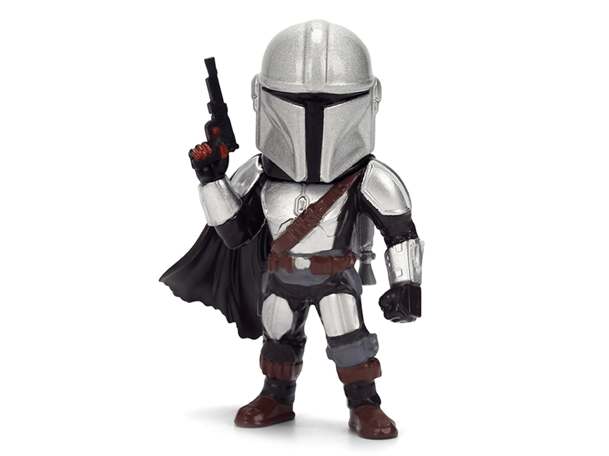 Set of 4 Diecast Figures 'Star Wars: The Mandalorian & Grogu' (2026) Movie 'Metalfigs' Series Diecast Models by Jada