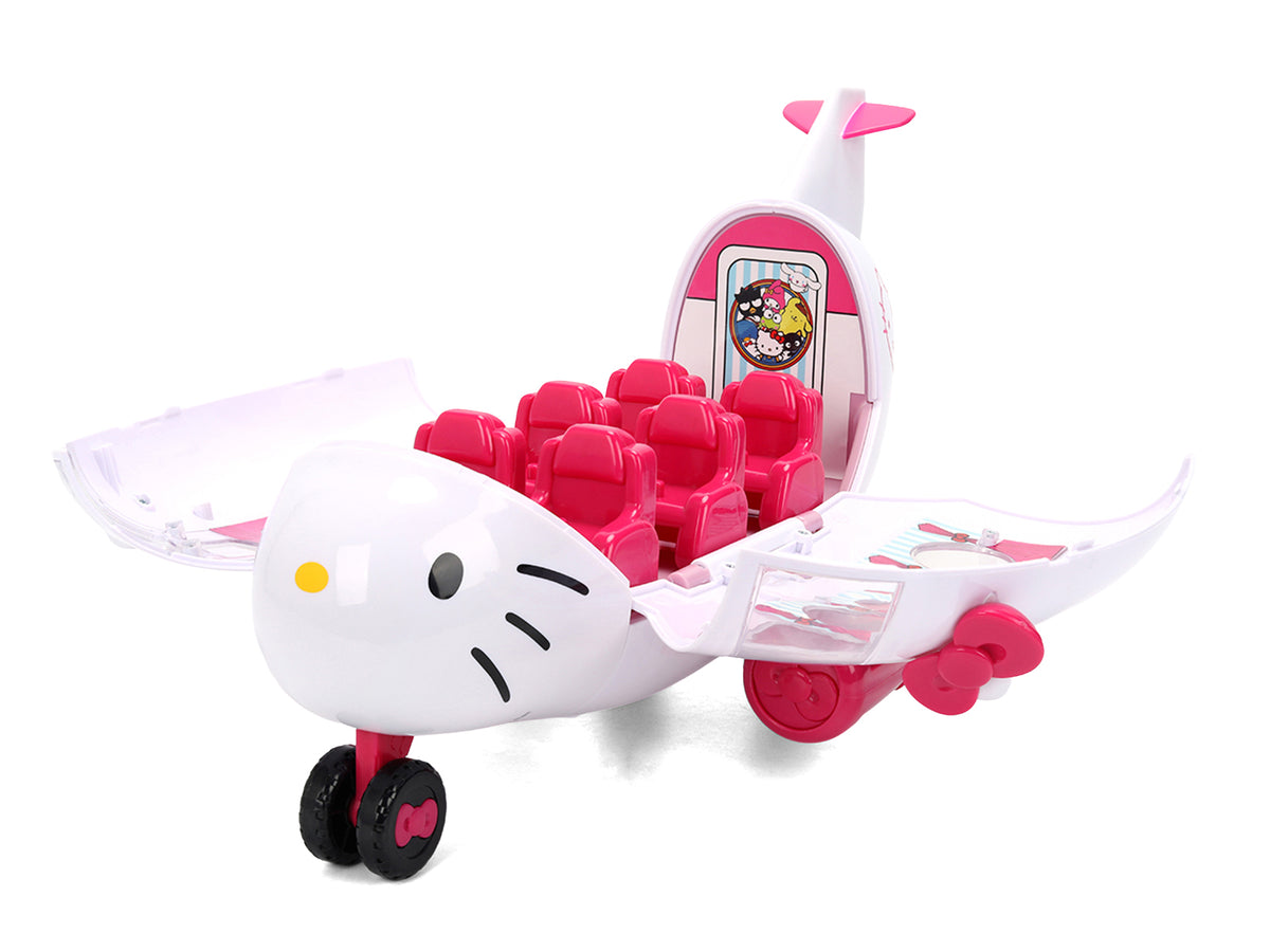 'Hello Kitty and Friends' Airplane Set with 3 Figures Model by Jada