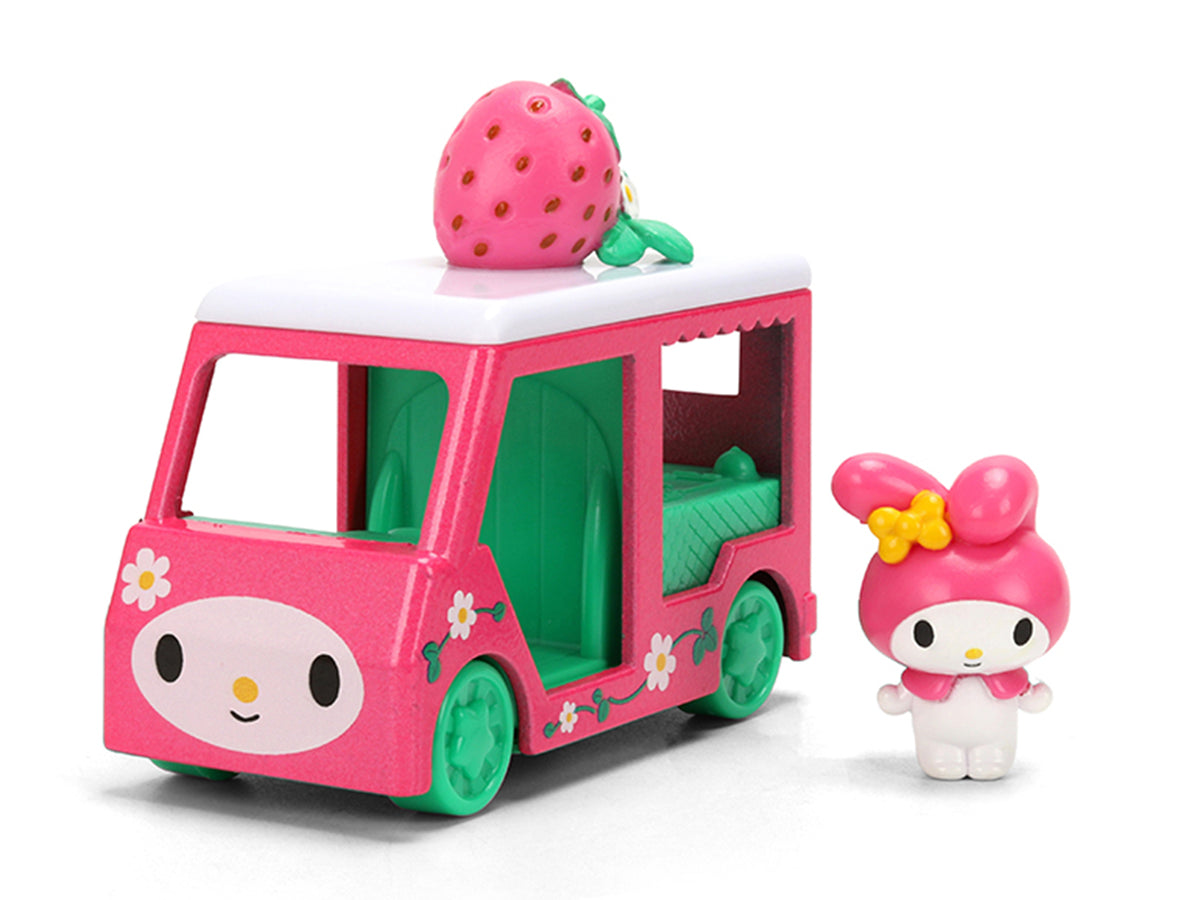 'Hello Kitty and Friends' Set of 4 Diecast Figures and Cars 'Hollywood Rides' Series Diecast models by Jada