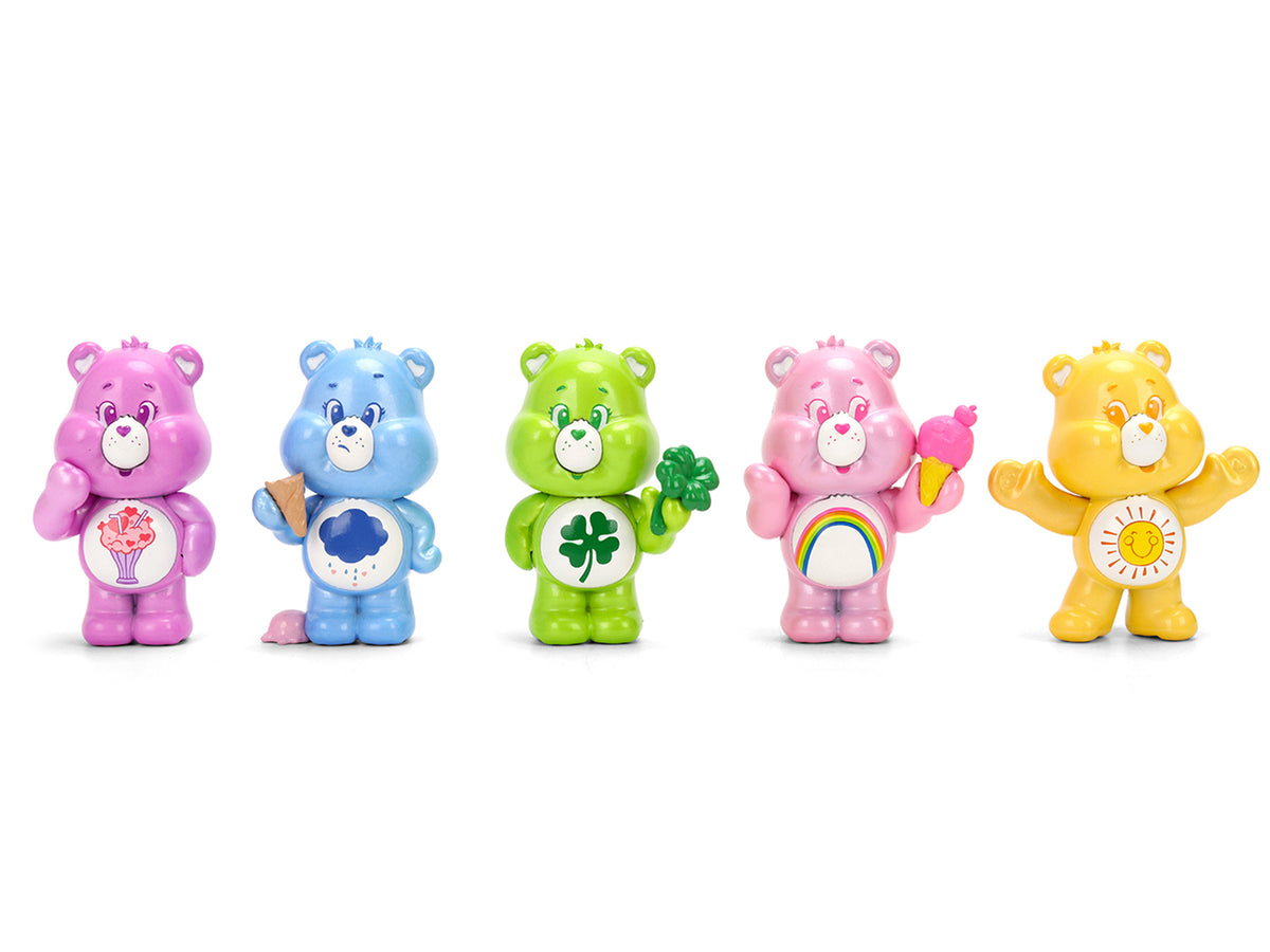 Set of 5 Diecast Figures 'Care Bears' 'Metalfigs' Series Diecast Models by Jada