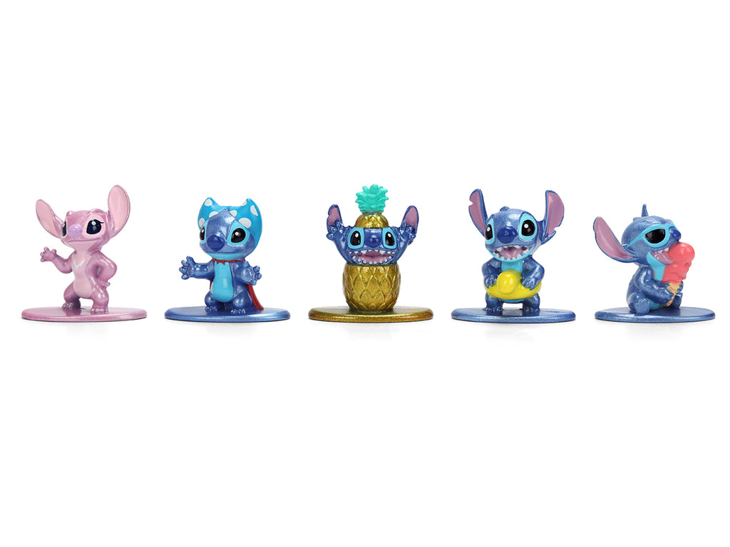 Set of 12 Diecast Figures 'Disney's Stitch' Franchise 'Nano Metalfigs' Series Diecast models by Jada
