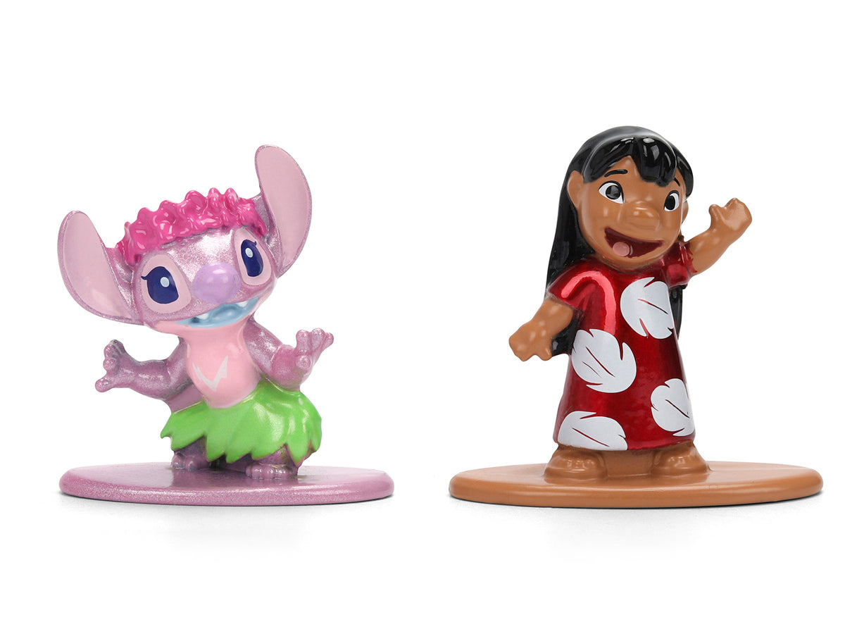 Set of 12 Diecast Figures 'Disney's Stitch' Franchise 'Nano Metalfigs' Series Diecast models by Jada