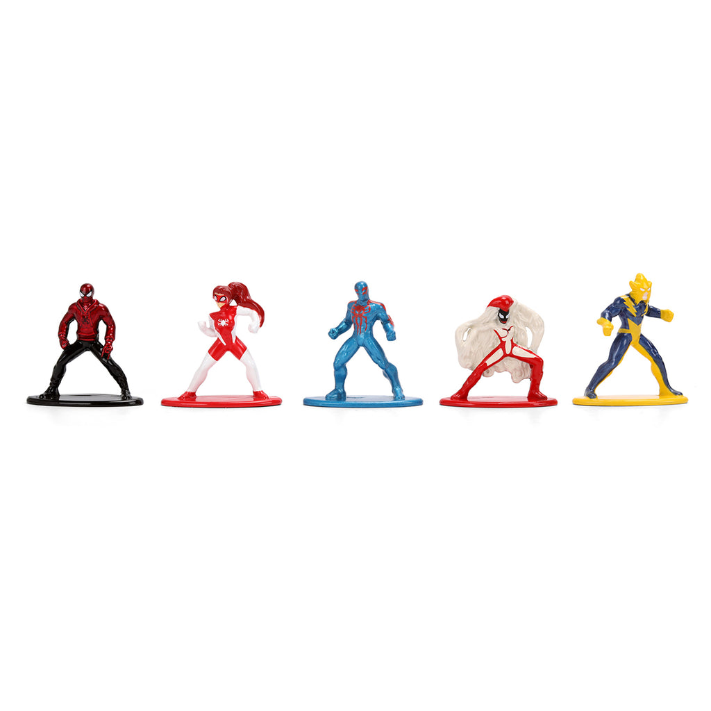 Set of 12 Diecast Figures 'Spider-Man' Franchise 'Nano Metalfigs' Series Diecast Models  by Jada