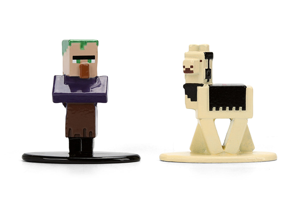 Set of 12 Diecast Figures 'Minecraft' Video Game Wave 2 'Nano Metalfigs' Series Diecast models by Jada