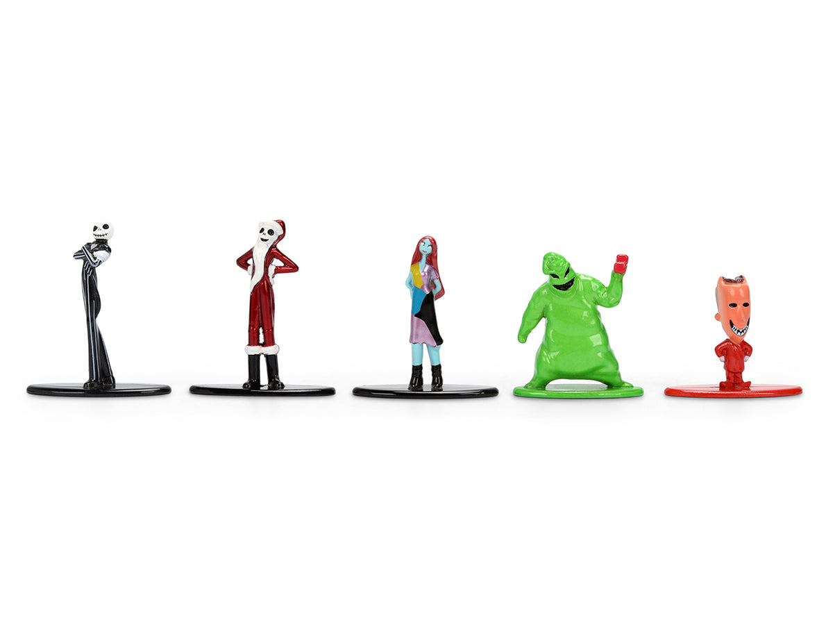 Set of 12 Diecast Figures 'The Nightmare Before Christmas' (1993) Movie 'Nano Metalfigs' Series Diecast Models by Jada