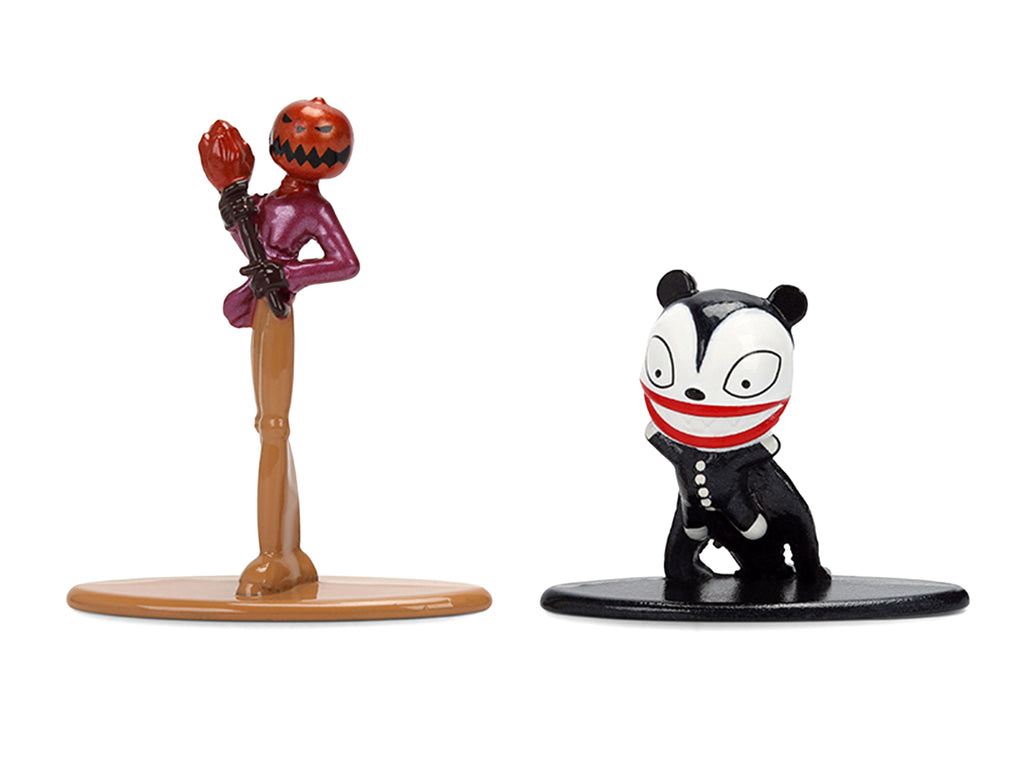 Set of 12 Diecast Figures 'The Nightmare Before Christmas' (1993) Movie 'Nano Metalfigs' Series Diecast Models by Jada