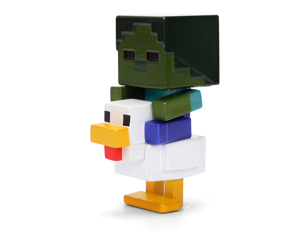 Set of 4 Diecast Figures 'Minecraft' Video Game Wave 7 'Metalfigs' Series Diecast Models by Jada