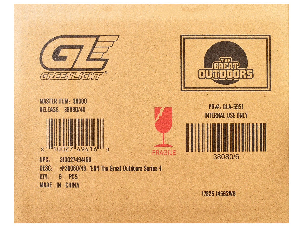 'The Great Outdoors' Series 4 Set of 6 pieces 1/64 Diecast Model Cars by Greenlight