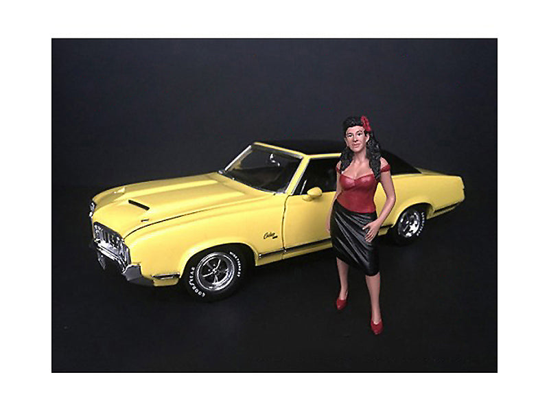 'Hanging Out II' Rosa Figurine for 1/18 Scale Models by American Diorama