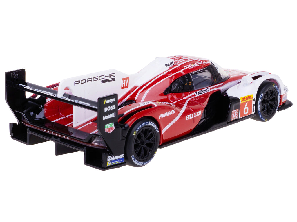 Porsche 963 #6 Kevin Estre - Andre Lotterer - Laurens Vanthoor 'Porsche Penske Motorsport' Drivers' Winner 'FIA World Endurance Championship' (2024) with Display Case 'Race' Series 1/43 Diecast Model Car by Bburago