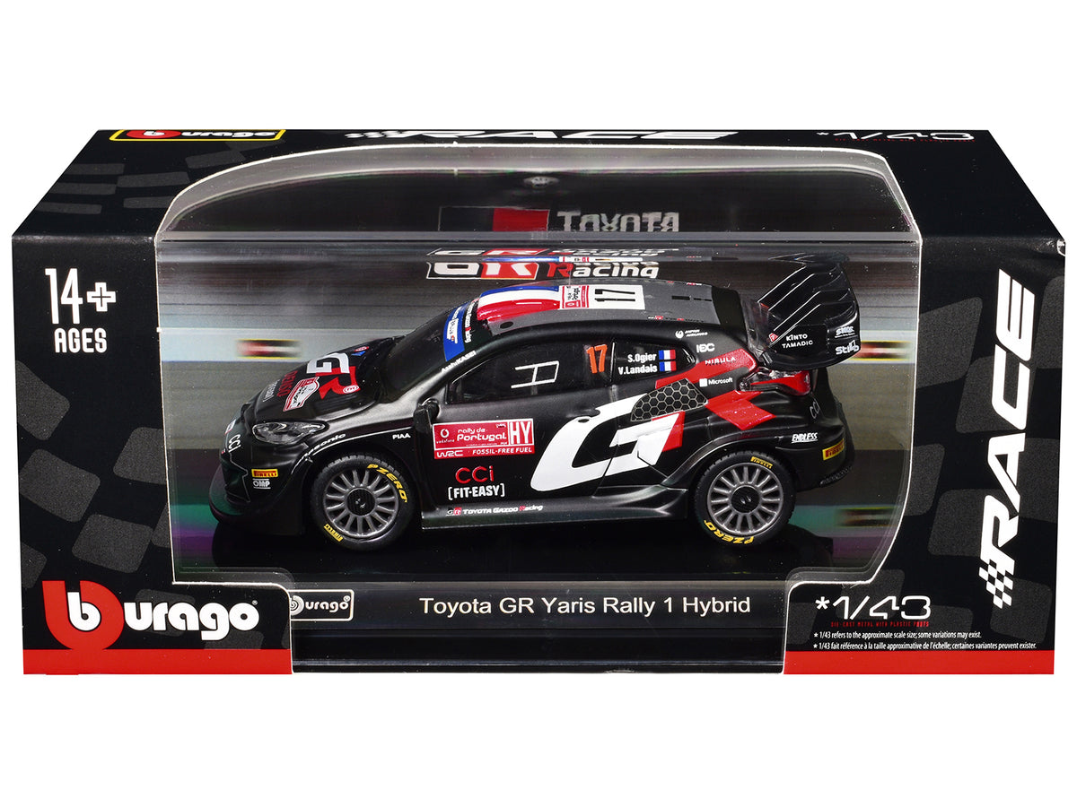 Toyota GR Yaris Rally1 Hybrid #17 Sebastien Ogier - Vincent Landais 'Toyota Gazoo Racing WRT' 'World Rally Championship' (2024) 'Race' Series 1/43 Diecast Model Car by Bburago