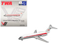 McDonnell Douglas DC-9-15 Commercial Aircraft 'Trans World Airlines' (N1070T) White with Red Stripes 1/400 Diecast Model by V1/400