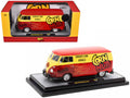 1960 Volkswagen Delivery Van Red and Yellow 'Corn Nuts BBQ' Limited Edition to 6250 pieces Worldwide 1/24 Diecast Model Car by M2 Machines