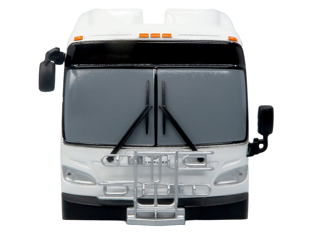New Flyer Xcelsior Transit Bus Bank White 'The Bus & Motorcoach Collection' Limited Edition to 504 Pieces Worldwide 1/43 Model by Iconic Replicas