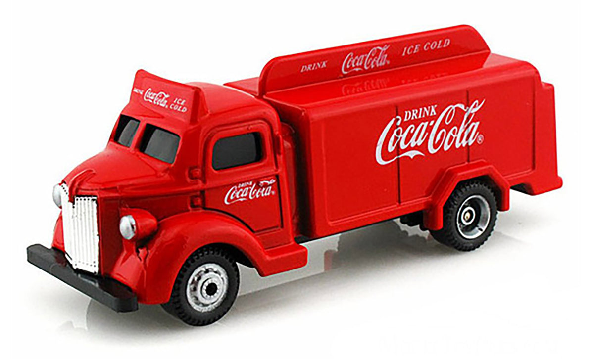 1947 Coca Cola Delivery Bottle Truck Red 1/87 Diecast Model by Motorcity Classics