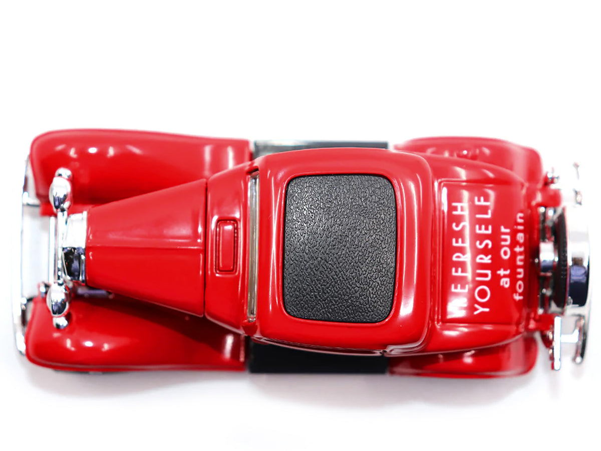 1932 Ford Coupe 'Coca-Cola' Red with Black Top 1/43 Diecast Model Car by Motor City Classics