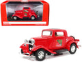 1932 Ford Coupe 'Coca-Cola' Red with Black Top 1/43 Diecast Model Car by Motor City Classics