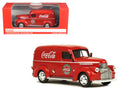1945 Panel Delivery Van 'Coca-Cola' Red 1/43 Diecast Model Car by Motorcity Classics