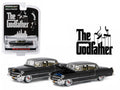 1955 Cadillac Fleetwood Series 60 Black 'The Godfather' (1972) Movie 'Hollywood Series' Release 14 1/64 Diecast Model Car by Greenlight