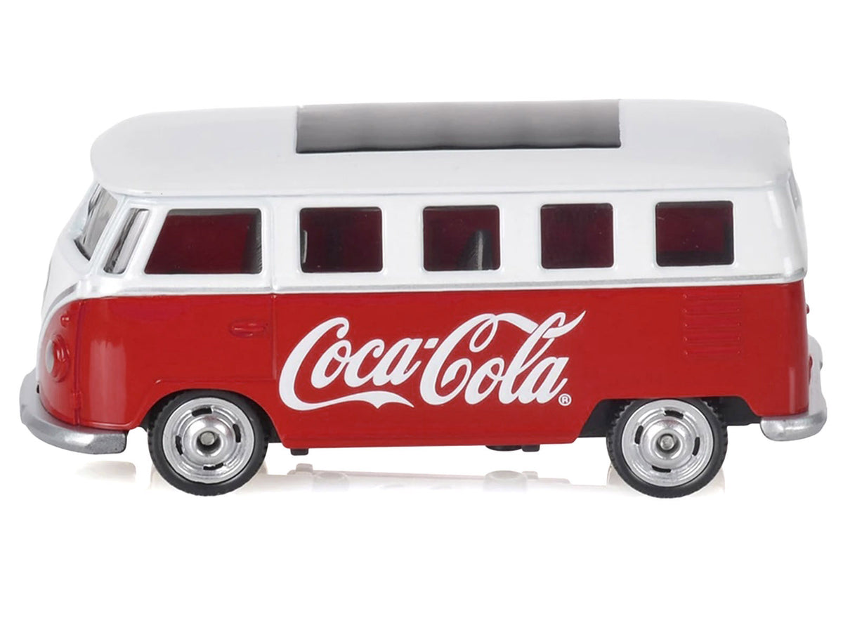 1963 Volkswagen Type 2 Van 'Coca-Cola' Red and White 1/50 Diecast Model by Motorcity Classics