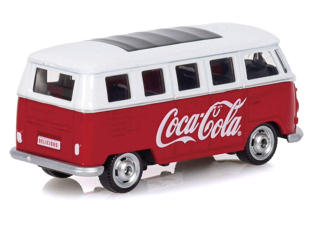 1963 Volkswagen Type 2 Van 'Coca-Cola' Red and White 1/50 Diecast Model by Motorcity Classics