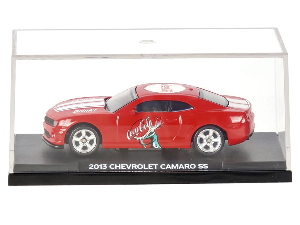 2013 Chevrolet Camaro SS 'Coca-Cola' Red with White Stripes 1/64 Diecast Model by Motorcity Classics