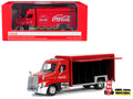Beverage Delivery Truck 'Coca-Cola' with Handcart and 4 Bottle Cases 1/50 Diecast Model by Motorcity Classics