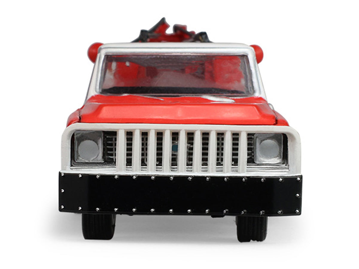 1971 Chevrolet C-30 Dually Wrecker Tow Truck 'Phillips 66' Red with White Top 'Dually Drivers' Series 17 1/64 Diecast Model Car by Greenlight
