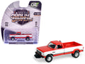 1993 Dodge Ram D350 Dually Red and White with Exhaust with Bumper Weights 'Dually Drivers' Series 17 1/64 Diecast Model Car by Greenlight