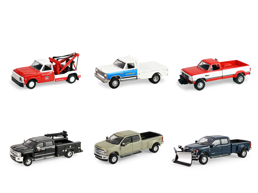 'Dually Drivers' Series 17 Set of 6 pieces 1/64 Diecast Model Cars by Greenlight