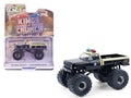 1983 Dodge Ram W350 Monster Truck 'Florida Highway Patrol' Black with Cream Top and Stripes 'Kings of Crunch - Hot Pursuit' Special Edition 1/64 Diecast Model Car by Greenlight