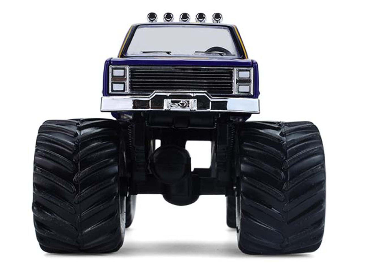 1984 Chevrolet C20 Monster Truck #9 'NAPA' Blue with Graphics 'Kings of Crunch - Hendrick Motorsports Tribute' Special Edition 1/64 Diecast Model Car by Greenlight
