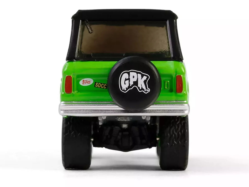 1969 Ford Bronco 'Garbage Pail Kids: Super Snotty' Green with Black Top 'San Diego Comic-Con 2024 Exclusive' 1/64 Diecast Model Car by Greenlight