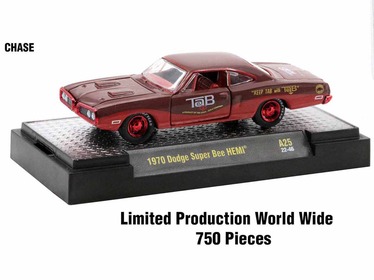 'Sodas' Set of 3 pieces Release 25 Limited Edition to 6250 pieces Worldwide 1/64 Diecast Model Cars by M2 Machines