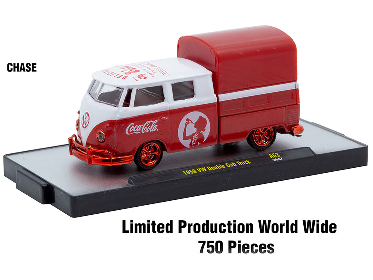 'Coca-Cola' Set of 3 pieces Release 53 Limited Edition to 10000 pieces Worldwide 1/64 Diecast Model Cars by M2 Machines