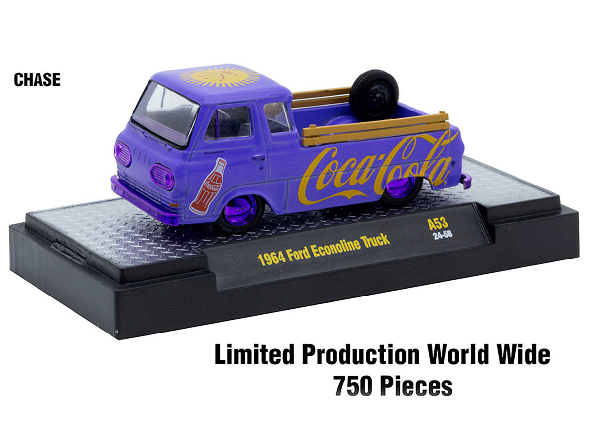 'Coca-Cola' Set of 3 pieces Release 53 Limited Edition to 10000 pieces Worldwide 1/64 Diecast Model Cars by M2 Machines