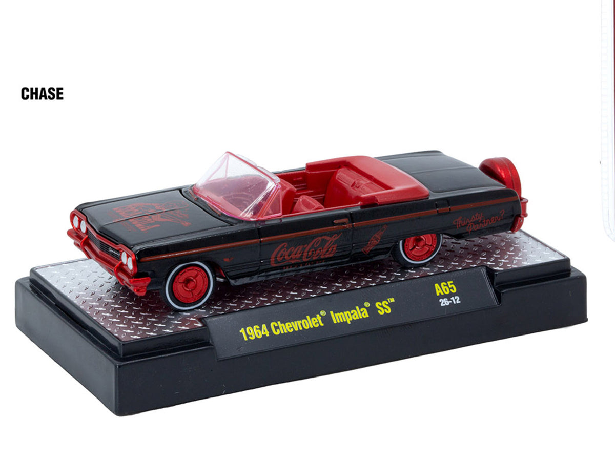 'Coca-Cola' Set of 3 pieces Release 65 Limited Edition to 4800 pieces Worldwide 1/64 Diecast Models by M2 Machines